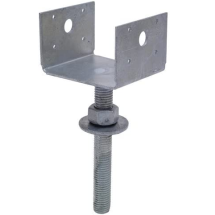 ELEVATED POST BASE 4"x 4" EPB44PHDG