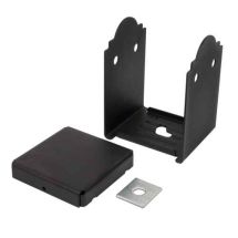 SIMPSON ACCENTS BLK POST BASE 6"x6"