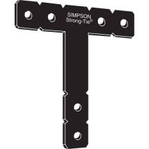 STRAP TIE BLACK "T" OT 12"x12"x2"