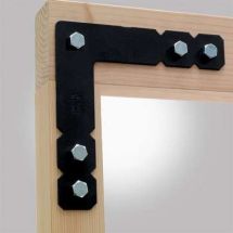 STRAP TIE BLACK "L" OHL 12"x12"x2-1/2"