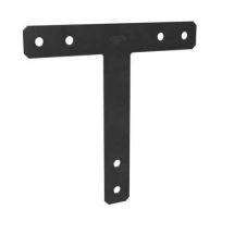 STRAP TIE ORN BLACK "T" 1616HTPC 16"x16"x2-1/2"