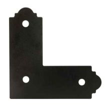 SIMPSON ACCENTS BLK L-STRAP 4" APL4