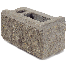 ALLAN BLOCK CORNER (LONG) 16" 3deg GREY