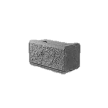 ALLAN BLOCK CHARCOAL CORNER 16" 6deg