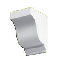 MLD POLY DENTIL BLOCK 4" x5-7/8"x5-7/16" BL2424