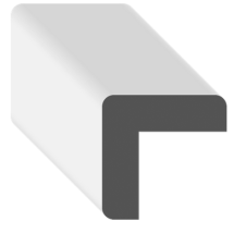 MLD CORNER D606 PP 1 1/16" X 1 1/16"