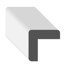 MLD CORNER D606 H/F 1 1/16" X 1 1/16"