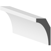 MLD COVE D602 OAK 3/4X3/4