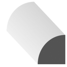 MLD QUARTER RND D604 OAK 3/4"