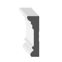 MLD HEADER D900 U/L 1 1/4" x 3-3/4"