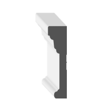 MLD HEADER D907 U/L 1 1/4" x 4-1/4"