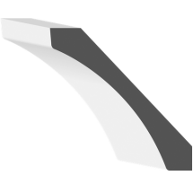 MLD CROWN U/L D358 1-1/8"x6-3/4"