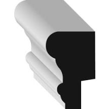 MLD WAINSCOT MDF CAP 1 1/16" X 1 3/4"