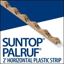 ROOF PANEL PALRUF WAVE CLOSURE STRIP 12' PVC WA