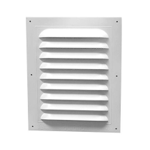 VENT GABLE WHITE PLAS 8"x16"