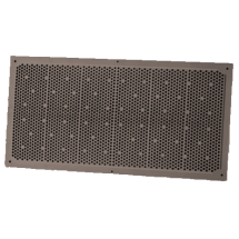 VENT PLASTIC BROWN 8X16 