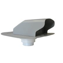 VENT ROOF PLAS 4"-5"-6" 2pc GREY UV456