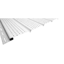 SOFFIT VINYL 16"x12' PERF WHITE