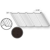 SOFFIT ALUM 4-PANEL VENT 16" X 12' BRN 0609-37