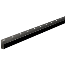 SOFFIT ALUM J-TRIM 1/2"x12' BLACK