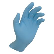 GLOVES DISPOSE BLUE NITRILE LRG (PER/100pk)