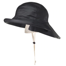 RAIN HAT SOU WESTER BLACK  LG