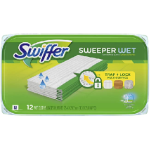SWIFFER WET CLOTH REFILL 12/PK