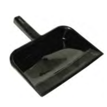 DUST PAN 12" POLY BLACK MB-135531