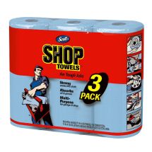 SHOP TOWELS BLUE (3 ROLL PKG) SCOTT