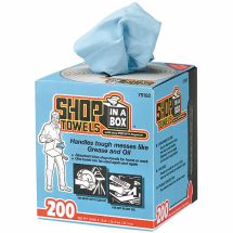 SHOP TOWELS BLUE (BOX) 200 SHT SCOTT