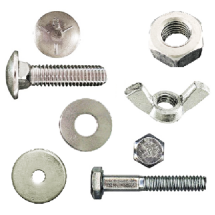 ZINC BOLTS NUTS WASHERS 
