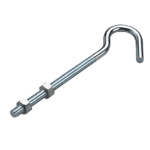 HOOK CLOTHESLINE 7" W/NUT 21875XBC