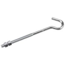 CLOTHESLINE HOOK 8 1/4" W NUTS