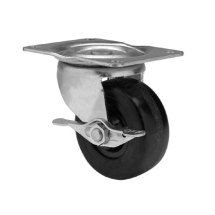 CASTER SWIVEL W/BRAKE 2" 90LB