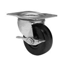 CASTER SWIVEL W/BRAKE 3" 175LB
