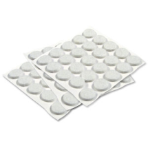 BUMPERS FELT WHITE (75pk) 3/8" #23103