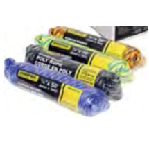 ROPE POLY BRAIDED 1/4"x 50' R001560DSP