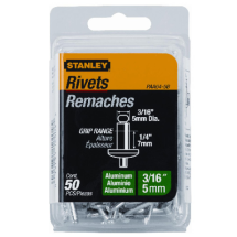 RIVETS ALUM. 3/16" X 1/4 MED 50pak