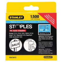 STAPLES STANLEY  1/4" HD 1500PK TRA704TCS