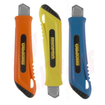 KNIFE UTILITY SHOPRO 3PK 3/4" SNAP OFF K000469