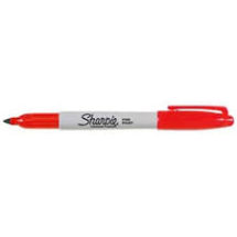 MARKER SHARPIE FINE TIP RED 30102PP