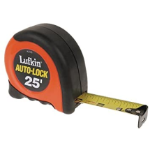 TAPE MEASURE LUFKIN 1"x25' AL725 AUTO-LOCK