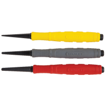 NAIL SET STANLEY 3pc CUSH GRIP 58-930