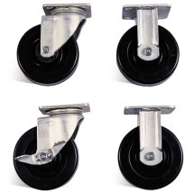 KNAACK CASTERS 695 6" (4pak) 2600LBS/SET