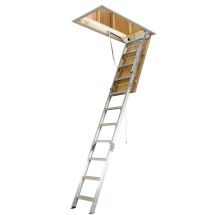 LADDER ATTIC ALUMINUM 7' 8" TO 10' 3"  375LBS