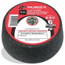 CUP STONE PEARL TYPE-11 6"x2"x5/8-11 CSC616