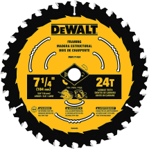 BLADE DEWALT 7-1/4"x 24T BLK (NEW) DWA171424