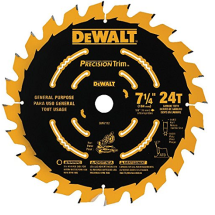 BLADE DEWALT 7-1/4"x 24T DW7112PT (For 20v Mitre)