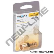 3/8" BARBx 3/8" MNPT XN400-038-038