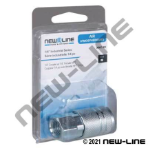 AIR FITTING COUPLER INDS 1/4" x 1/4" FNPT XNC-20